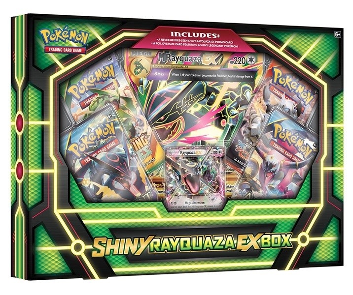 Pokemon Shiny Rayquaza Ex Box