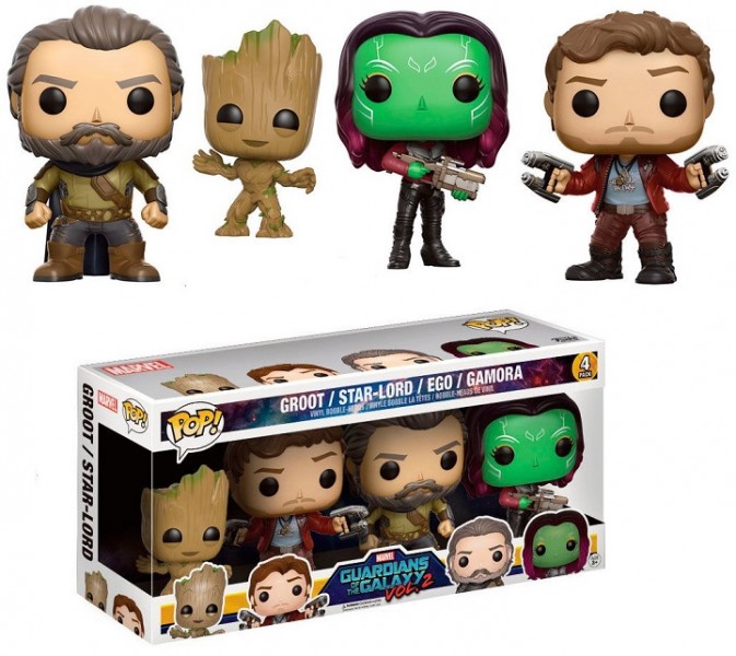 guardians of the galaxy funko pop 4 pack