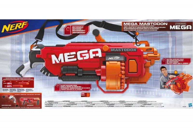 Nerf Nstrike Mega Mastodon Toys 9700e Gadget Lelut Puolenkuun Pelit Pelikauppa