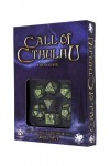 Call of Cthulhu 7th edition: noppasetti (musta/vihre kaiverrus)