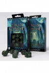 Call of Cthulhu: dice set (black - green carving)