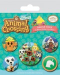 Pinssi: Animal Crossing - Islander Badge pack (5 pinssi)