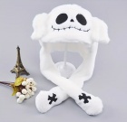 Pipo: Skeleton Beanie With Moving Ears (White)