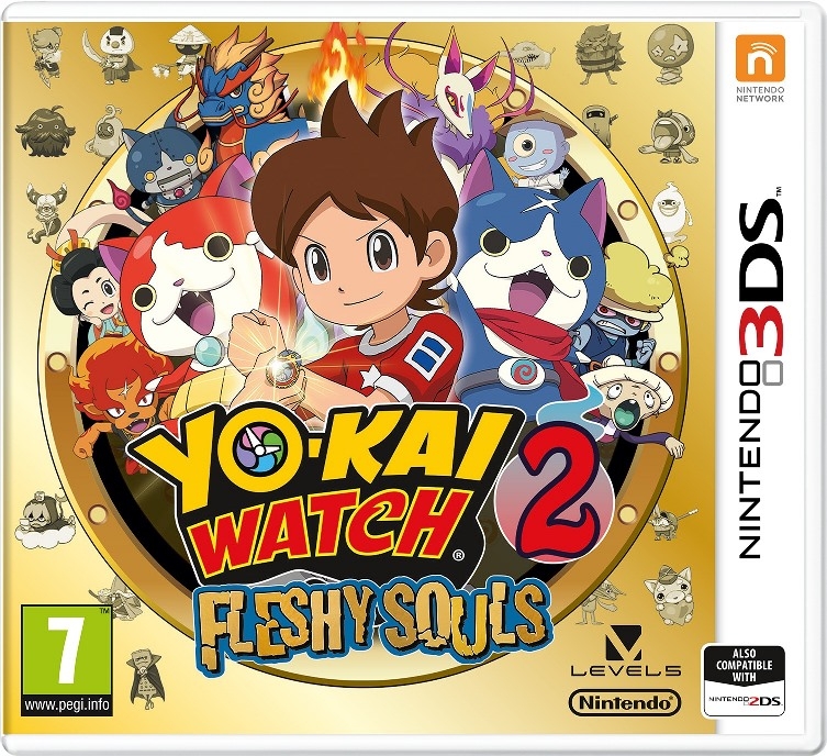 Yo-Kai Watch 2: Fleshy Souls  - Nintendo 3DS - Puolenkuun Pelit  pelikauppa