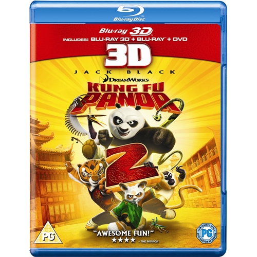 Kung Fu Panda 2 3D (Blu-ray)  - Elokuvat - Puolenkuun Pelit  pelikauppa