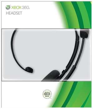Xbox 360 Headset -Microsoft (Kytetty)