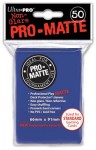 Ultra Pro Sleeves: Pro-Matte Blue (50pcs) [kortinsuoja]