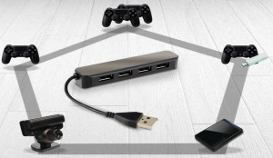 Bigben: PS4 Multi Hub 4x USB & AC adapter