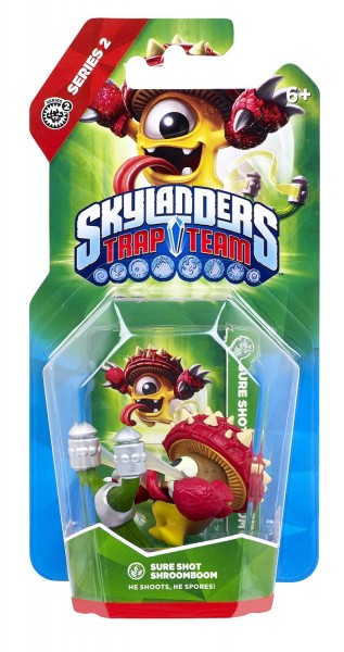 Skylanders: Trap Team -hahmopakkaus (Sure Shot Shroomboom)  -  Monialusta - Puolenkuun Pelit pelikauppa