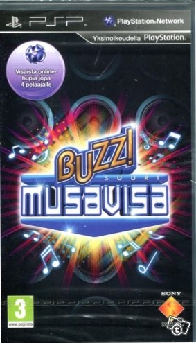 BUZZ Suuri Musavisa  - PSP - Puolenkuun Pelit pelikauppa