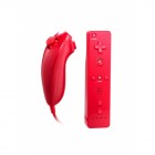 Wii/WiiU: Nunchuk & Remote ohjaimet (Punainen)