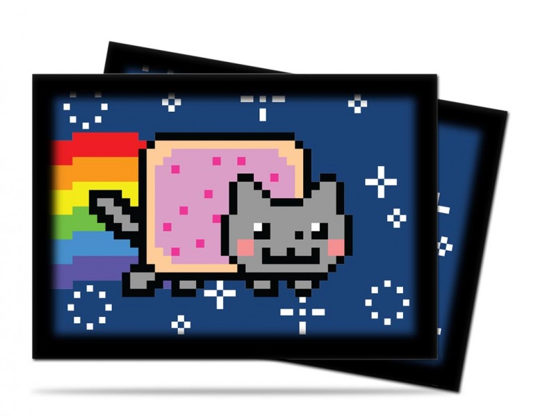 Sleeves, Ultra Pro - Nyan Cat (60) (Small)  - Korttipelit -  Puolenkuun Pelit pelikauppa