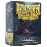 Dragon Shield: Standard Sleeves - Matte Black (100)