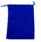 Dice Bag: Chessex - Large - Royal Blue Velour Cloth
