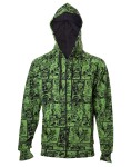 Huppari: Marvel - The Hulk Comic Book Pattern Hoodie (L)