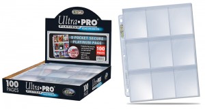 Ultra Pro: Platinum Series 9-taskuiset kansiosivut (100kpl)