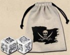 Dice Bag & D6 Pirate Dice (2)