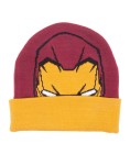 Pipo: Captain America - Iron Man Beanie with knitted Logo