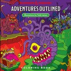 D&D: Adventures Outlined (coloring book)