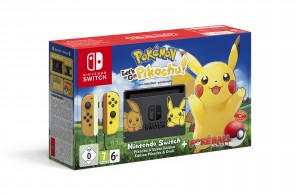 Nintendo Switch: Pelikonsoli (Let\'s Go, Pikachu! - Edition) (Kytetty)