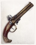 LARP Aseistus: Edward Low three barreled pistole