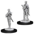 D&D Nolzur's Marvelous Unpainted Minis: Half-Elf Female Bard (2)