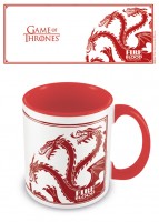 Muki: Game Of Thrones - House Targaryen Coloured Inner Mug