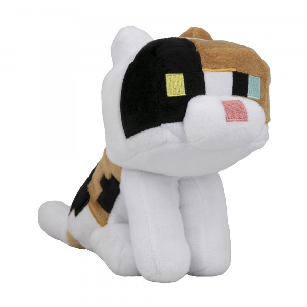 Pehmolelu: Minecraft - Happy Explorer Calico Cat (18cm)