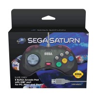 Retro-bit: Sega Saturn Usb Pad Grey (Pc/Mac)