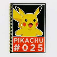 Notebook: Pokemon - Pikachu A4