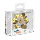 Noppasetti: Oakie Doakie Dice RPG Set Metal- Aurym (7)