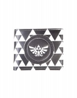 Lompakko: Legend of Zelda - Black/White Triforce Bifold