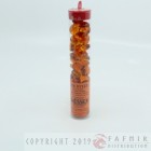 Gaming Counters: Chessex Crystal Orange Glass Stones 14cm Tube (40+)