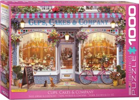 Palapeli: Cups, Cakes & Company (1000)