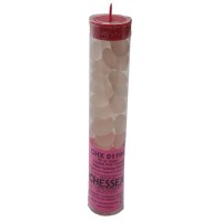 Gaming Counters: Chessex Crystal Pink Frosted Stones 14cm Tube (40+)