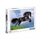 Palapeli: Fresian Black Horse (500)