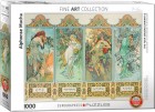 Puzzle: Mucha Alfons: Four Seasons (1000)