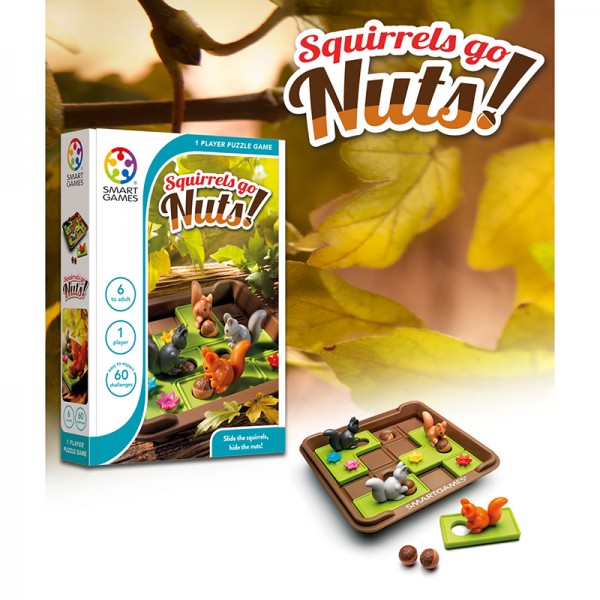 SmartGames: Squirrels Go Nuts  - Lautapelit - Puolenkuun Pelit  pelikauppa
