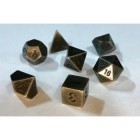 Noppasetti: Chessex Specialty - Polyhedral Solid Dark Metal (7)