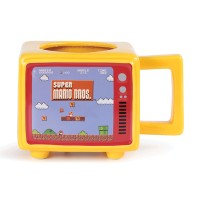 Muki: Super Mario Retro TV Heat Changing 3D Mug (500ml)