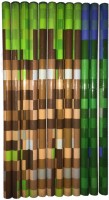 Kyn: Camouflage/Pixel Design HB Pencils (3  kyn)