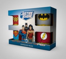 Lahjasetti: Justice League - Uniforms Espresso Cup Set (150ml)