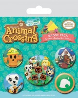 Pinssi: Animal Crossing - Islander Badge pack (5 pinssi)