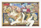 Puzzle: Cotton Lion - Cat Artist (600pcs)
