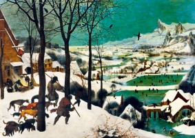 Palapeli: Pieter Bruegel the Elder - Hunters in the Snow (Winter) (1000pcs)