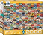 Palapeli: Volkswagon Groovy Bus Collage (2000pcs)