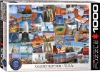 Palapeli: Globetrotter - USA (1000)