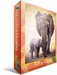 Palapeli: The Elephant And Baby Elephant (1000)