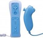 Wii/WiiU: Nunchuk & Remote controllers (blue)