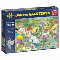 Palapeli: Jan Van Haasteren - Camping In The Forest (2000pcs)